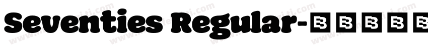 Seventies Regular字体转换